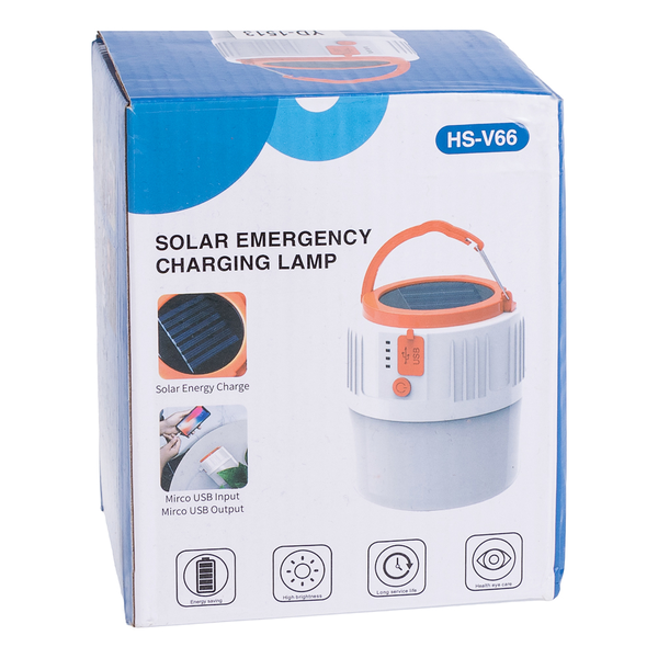 SOLAR EMERGENCY CHARGING LAMP HS-V65-V66