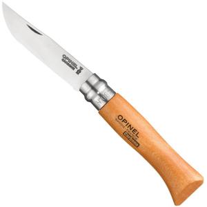 Opinel Blister Pack No 08 Carbon Steel Folding Knife