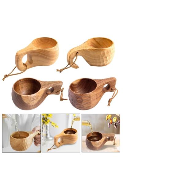 WOODEN JAPANESE CUP