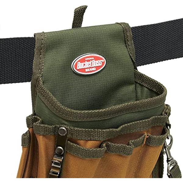 BUCKETBOSS TOOL POUCH WITH FLAPFIT